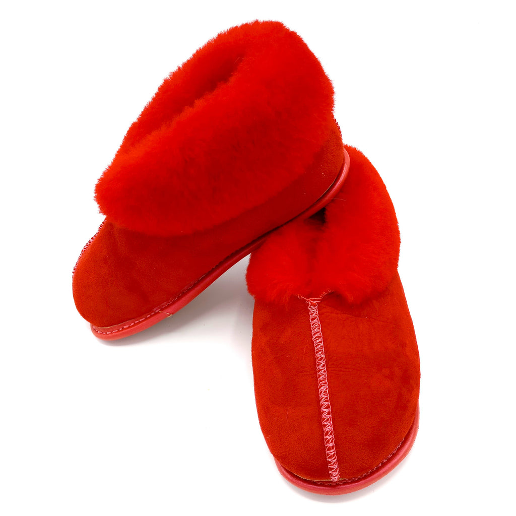 Cornell BIG RED Sheepskin Slippers - PRE-ORDER - Limited Edition - Men's & Women's Sizing