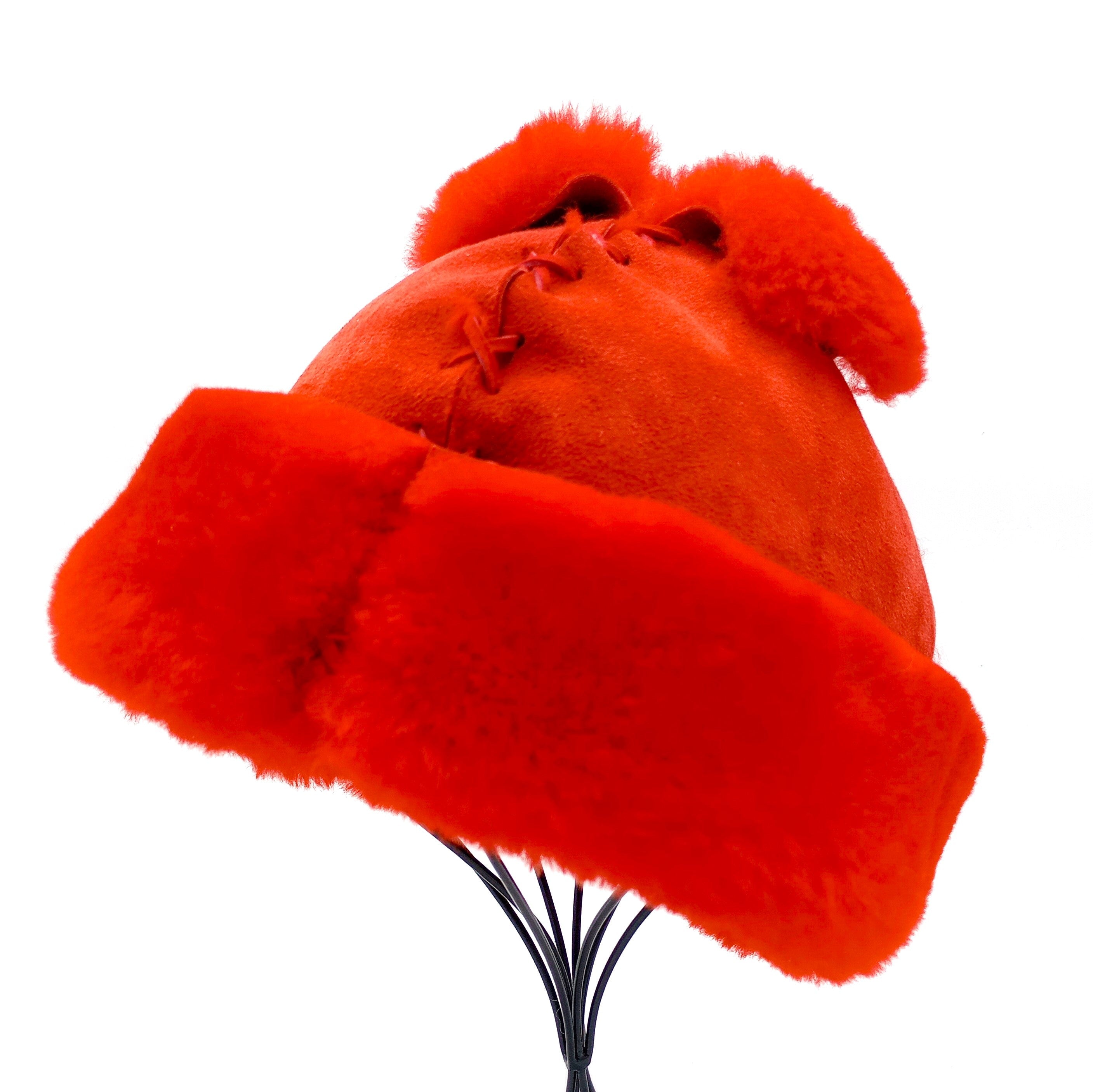 Mongolian Sheepskin Fur Hat