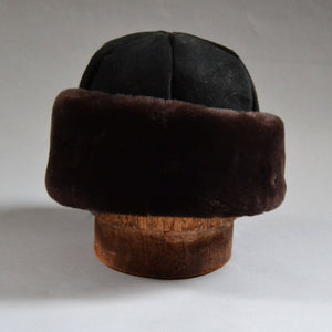 Sheepskin English Hat - Brown