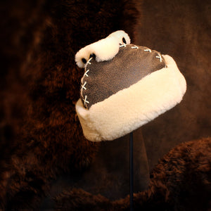 Mongolian Sheepskin Fur Hat